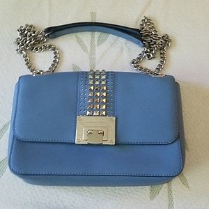 Michael Kors Tina Stud Shoulder Crossbody Bag NWT